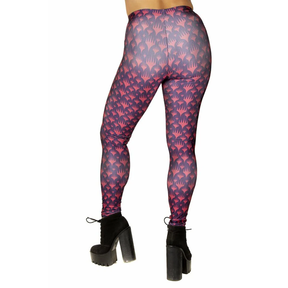 Blue & Red Planeswalker Logo Leggings for Magic: The Gathering - Image 4