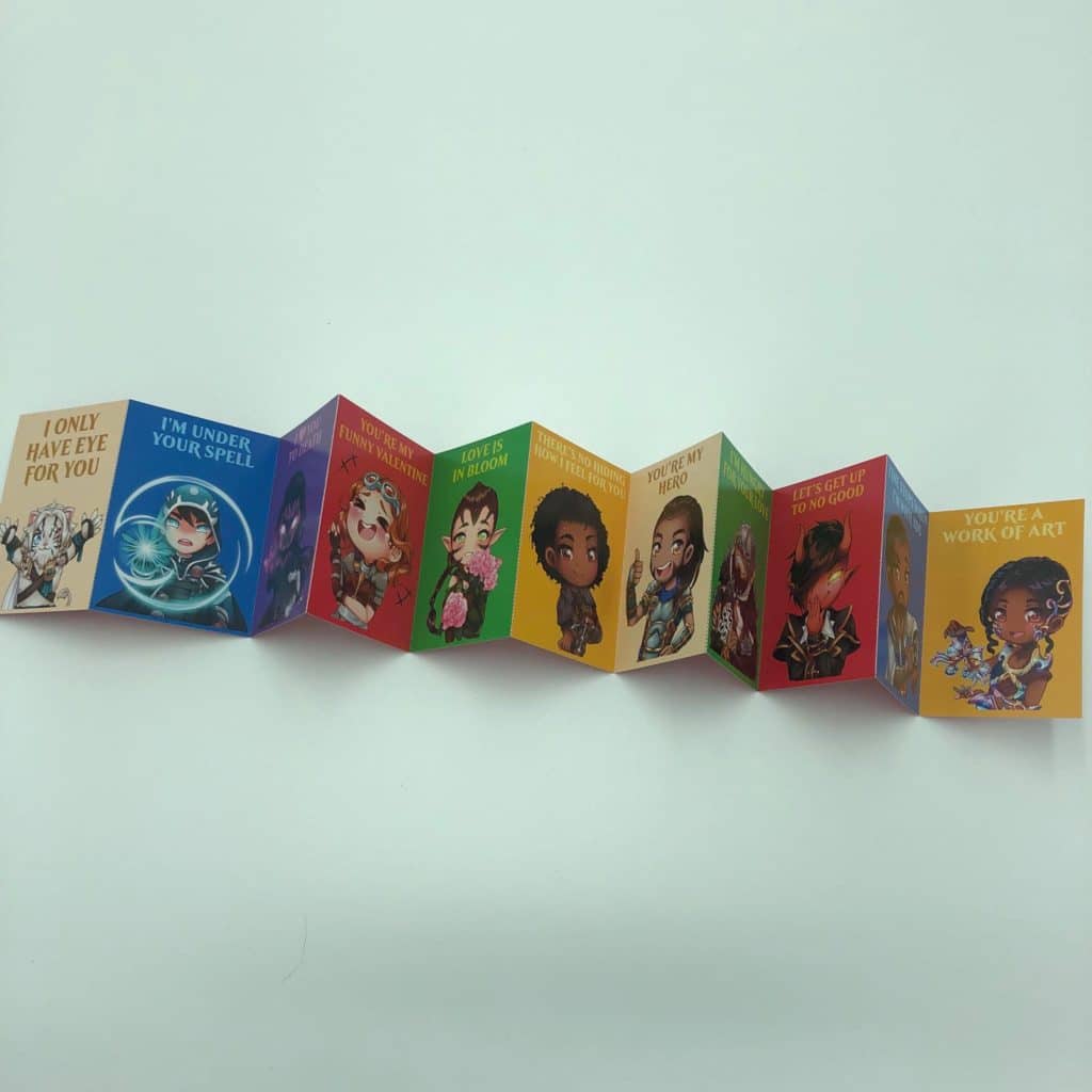 Chibi Planeswalkers Valentine's Day Cards for Magic: The Gathering - Image 15