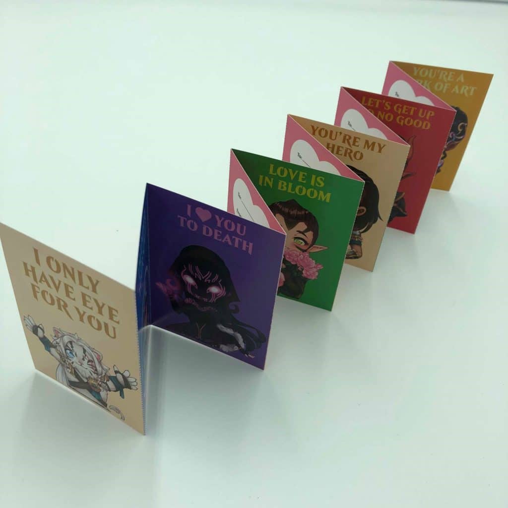 Chibi Planeswalkers Valentine's Day Cards for Magic: The Gathering - Image 3