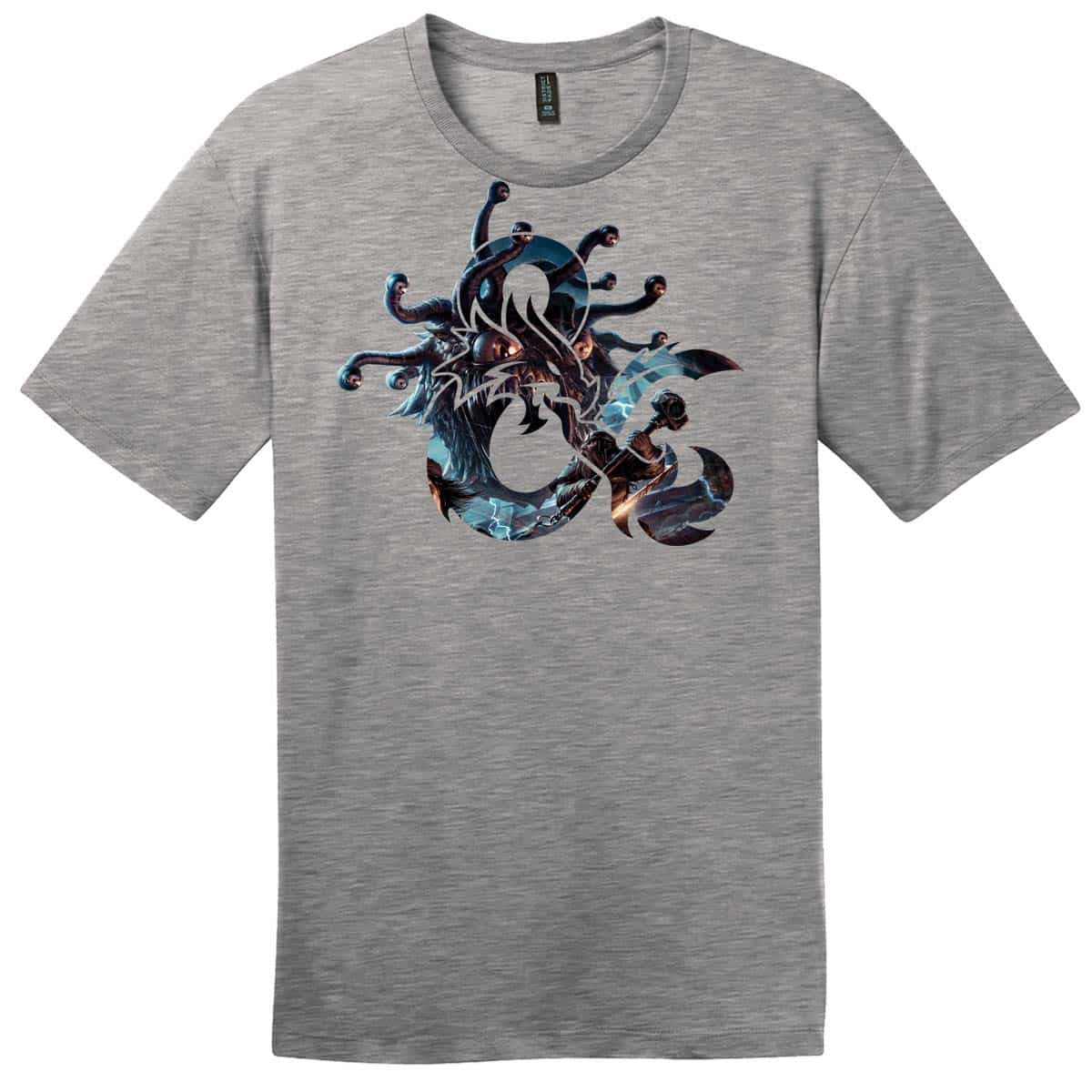 Dungeons & Dragons Evergreen Blue Logo T-Shirt - Image 3