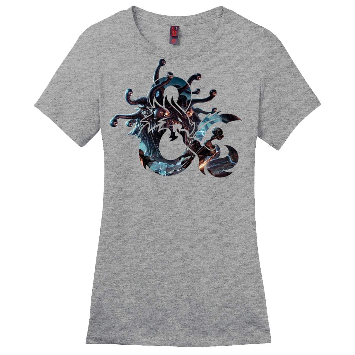 Dungeons & Dragons Evergreen Blue Logo T-Shirt - Image 4