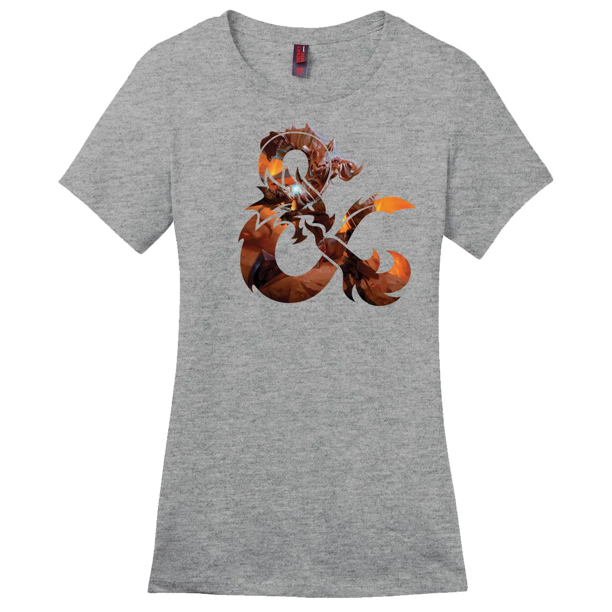 Dungeons & Dragons Evergreen Orange Logo T-Shirt - Image 3