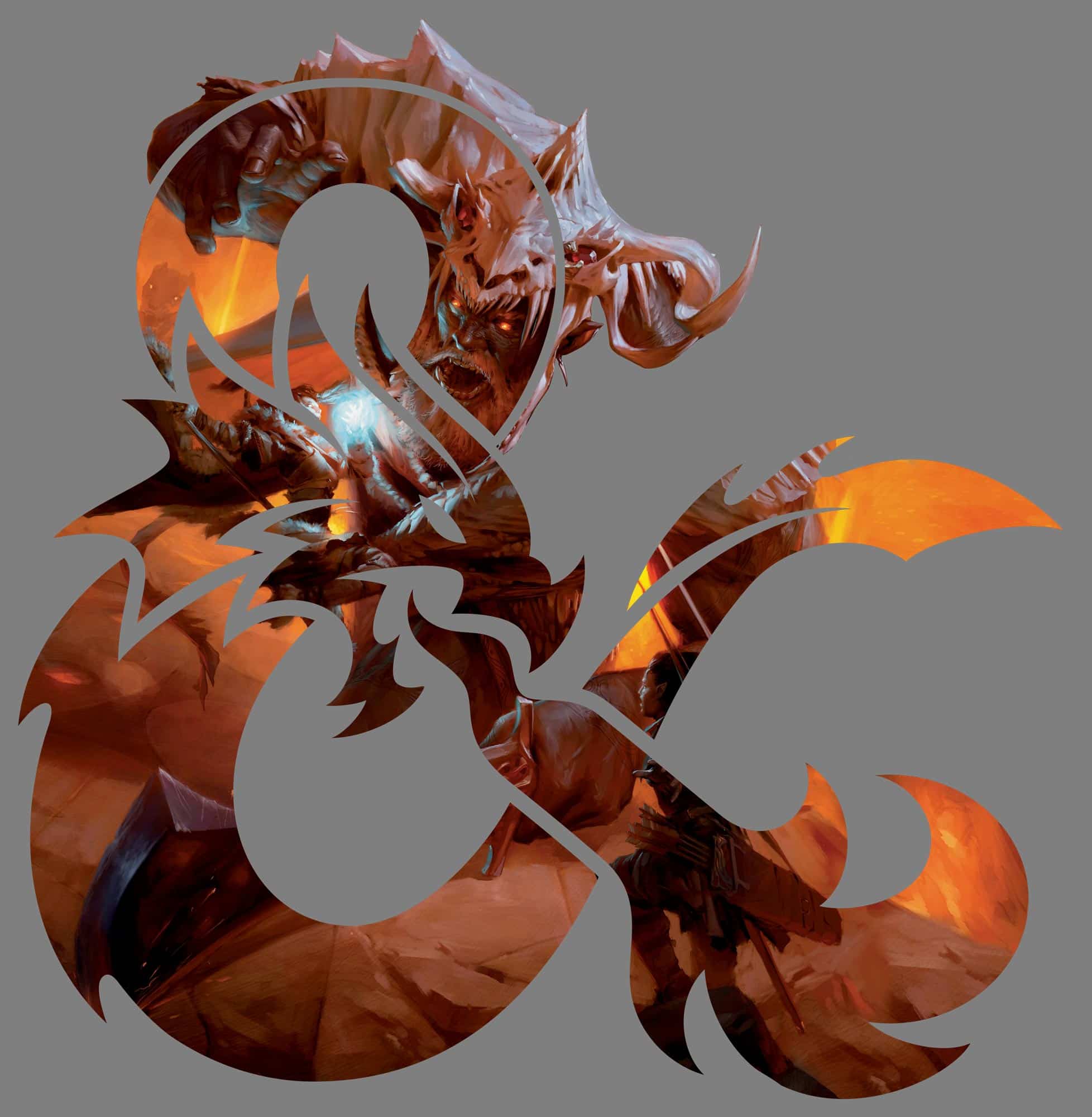 Dungeons & Dragons Evergreen Orange Logo T-Shirt - Image 4