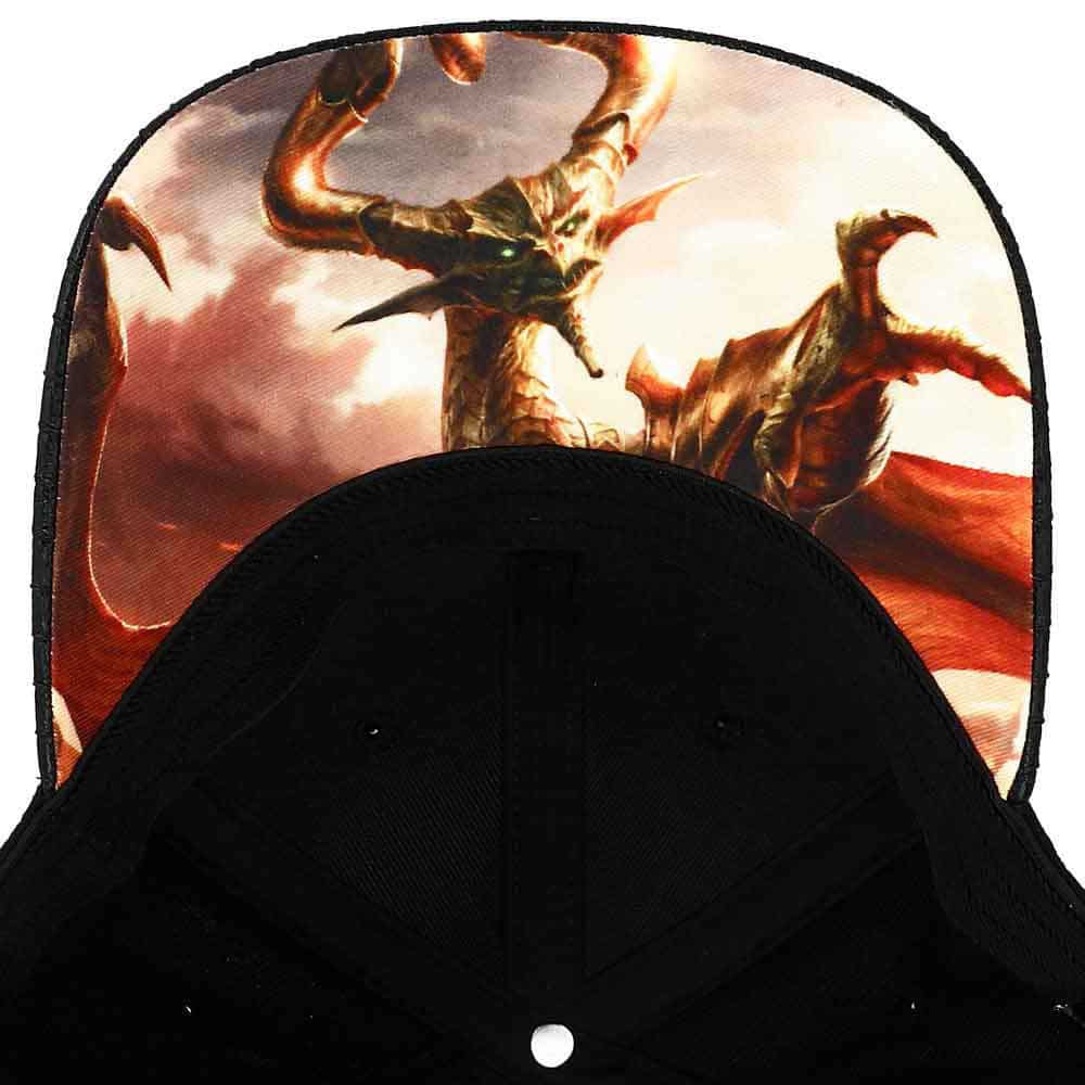 Nicol Bolas Dragon Scale Bill Snapback Hat for Magic: The Gathering - Image 3