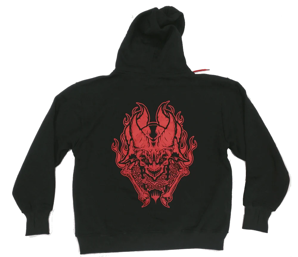 Two-Tone Black/Red Custom Magic: The Gathering Hoodie - Image 3